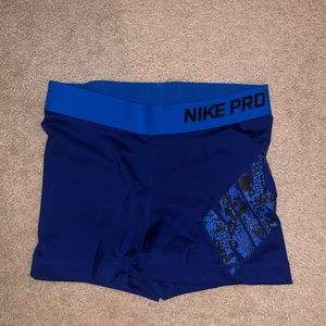 Nike pro spanx shorts